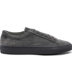 Achilles low in suede dark grey